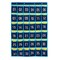Numbered Classroom Sundries Closet Pocket Chart for Cell Phones Holder Wall Door Hanging Organizer (36 Pockets Blue)